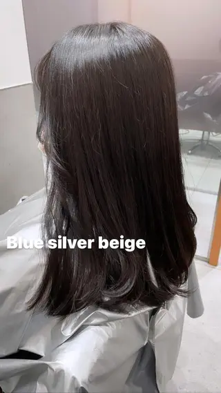 ミディアム カラー ヘアアレンジ ミニボブ/ブリーチ 🌈MISATOのヘアスタイル