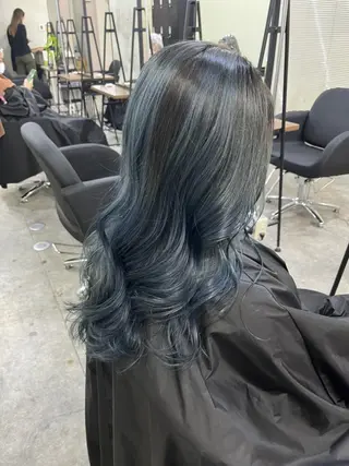 セミロング カラー カラー特化 yamaのヘアスタイル