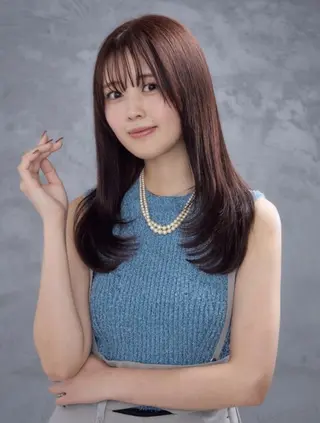 ロング グランドソシエ　御影店所属・中島 梨々香のヘアスタイル