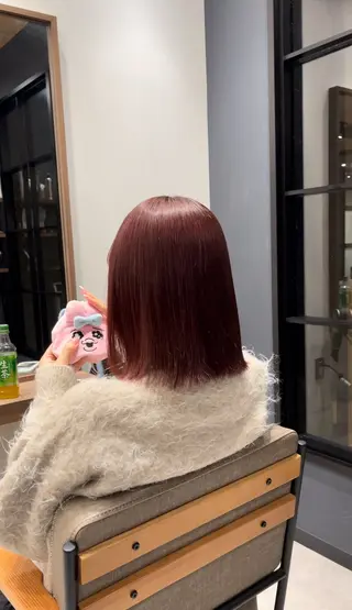 セミロング 朝5分でキマる艶髪 ／ヤマダのヘアスタイル