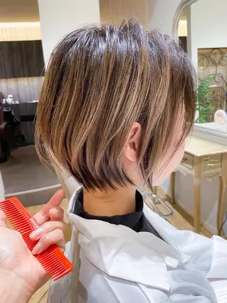 ショート 柳 雄輝のヘアスタイル