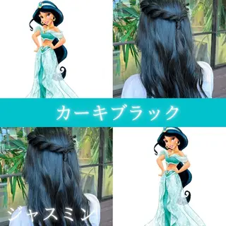 ロング カラー 川越 輝梨奈のヘアスタイル