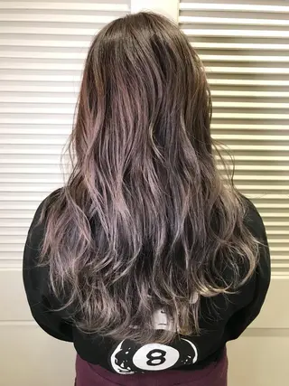セミロング 渋谷ハイトーン/ デザインカラー阿部のヘアスタイル