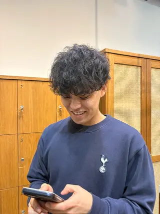 パーマ メンズ jr.stylist 小島千穂🎀のヘアスタイル