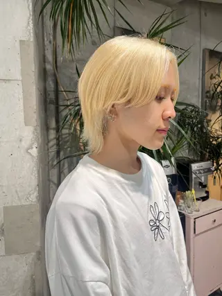 ショート カラー 🦖ミニボブ/ボブ /MOEKA🦕のヘアスタイル