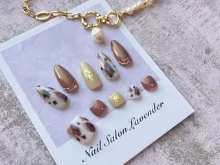 ネイル 佐藤 ニーナ★ラベンダーのネイルデザイン