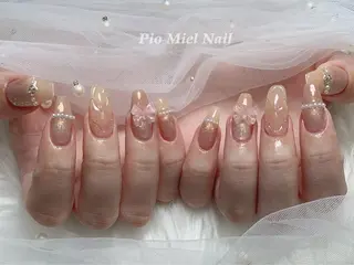 ネイル HANA 長さだしのネイルデザイン