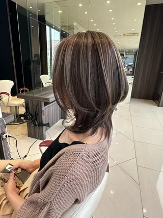 ミディアム カラー 古畑 佑悟のヘアスタイル