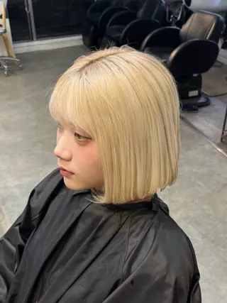 カラー 透明感カラー ／ カット ／ コハのヘアスタイル