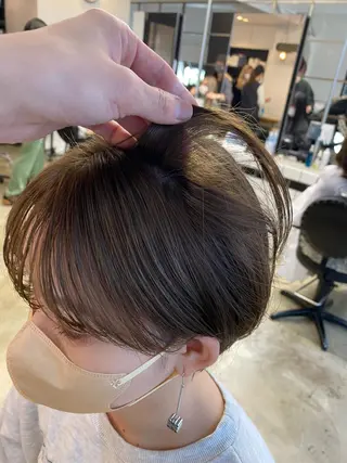 ショート カラー IVORY.所属・🟩白髪ぼかし/ボブ /ショートヘア/大司のヘアスタイル