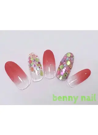 ネイル 最終受付23時半 benny nailのネイルデザイン
