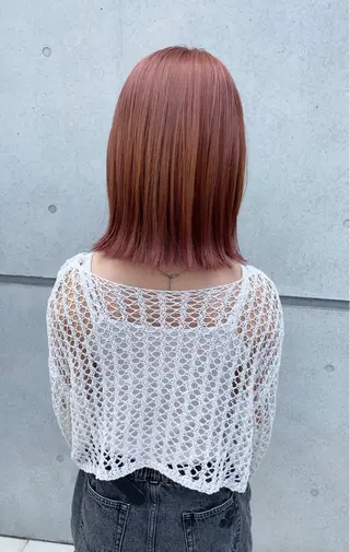 ミディアム カラー ✨原宿ハイトーン ブリーチ職人菊池のヘアスタイル