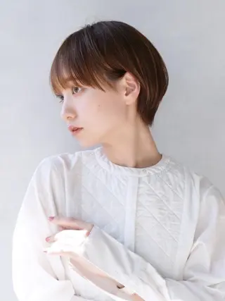カラー ショート ITbyALBUM 藤沢店のヘアスタイル
