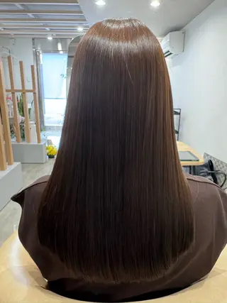 ロング カラー 吉原 愛のヘアスタイル