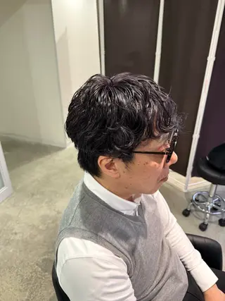 カラー パーマ メンズ カ ズ サ ✴︎のヘアスタイル