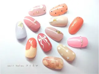 ネイル さくらや❤ パラジェル使用のネイルデザイン