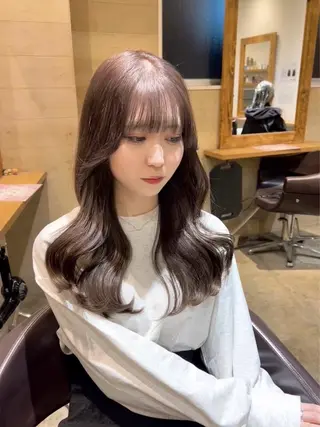 ロング カラー 🦋韓国ヘア 坂本 菜摘🦋のヘアスタイル