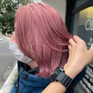 ミディアム カラー ACTION心斎橋店 Lisaのヘアスタイル