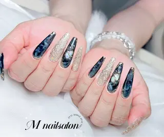 ネイル M🌷nail 長さだし専門店のネイルデザイン