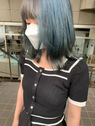 ミディアム カラー flocci🌙 フロクシのヘアスタイル