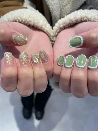 ネイル 🎀ボブ+ハイトーン シュカ👶🏻のヘアスタイル