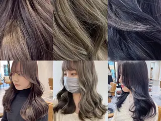 ロング 髪質改善カラー× 美髪ストレート前出のヘアスタイル