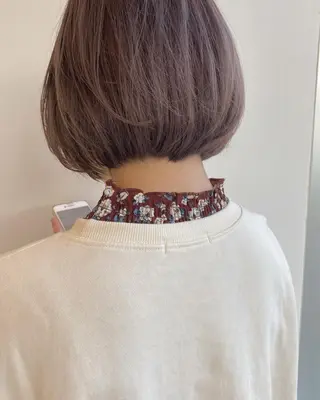 ショート ୨୧柔らかいカラー nozomi ୨୧のヘアスタイル