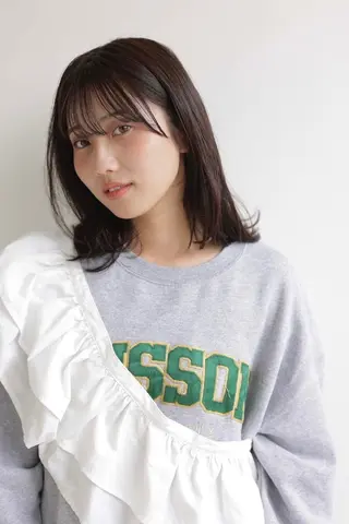 ミディアム 束感まつぱ🥑🤍 NATUKI🤍のマツエク・マツパデザイン