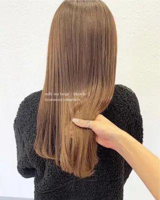 ロング カラー Parve  Mix /板野妃莉のヘアスタイル