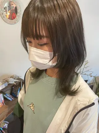 ミディアム HARE 川崎晴佳のヘアスタイル