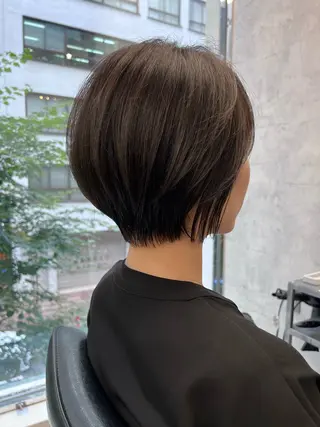 ショート カラー 銀座ショート特化 渡部 誠のヘアスタイル