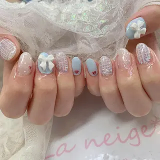 ネイル La neige* yuki 🥯🍑のネイルデザイン