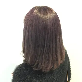 ミディアム カラー 透明感カラー🪄 髪質改善♡田中みづきのヘアスタイル