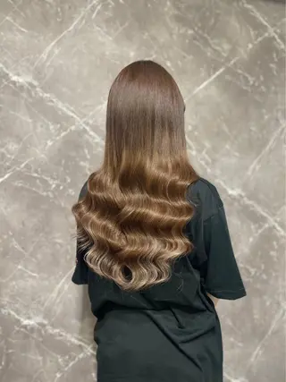 ロング RIN シールエクステのヘアスタイル
