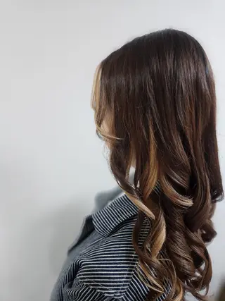 ロング ヘアアレンジ サロンソレイユ(マツ エク/ヘアセット)のヘアスタイル