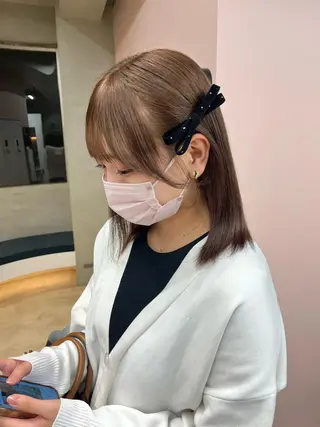 カラー ayaka♡ 柔らかカラーのヘアスタイル