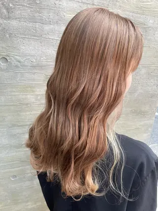 セミロング カラー オージュアソムリエ DAIKI⭐️のヘアスタイル