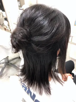 ミディアム 阿部 美咲のヘアスタイル