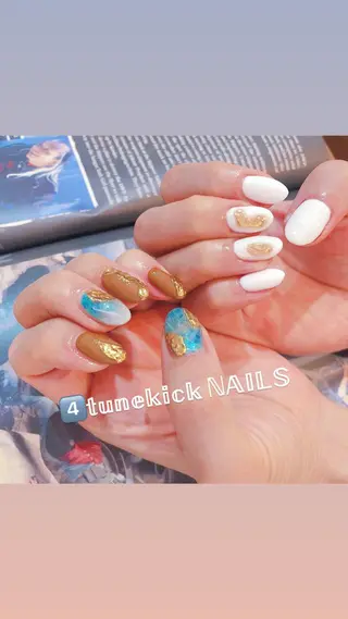 ネイル 4tunekick NAILS(フォーチュンキックネイルズ)所属・光森 淳子のネイルデザイン