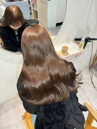 ロング カラー roka所属・ayaka♡ 柔らかカラーのヘアスタイル
