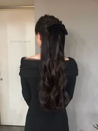 ロング ヘアアレンジ sia所属・Nene Murakamiのヘアスタイル