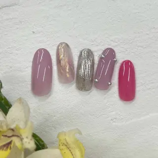 ネイル ⭐︎休業中の練習⭐︎ JNA認定講師髙橋のネイルデザイン