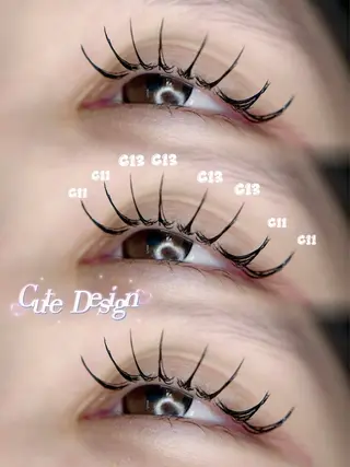 マツエク・マツパ Le Riad 栄 🦋坪内のマツエク・マツパデザイン