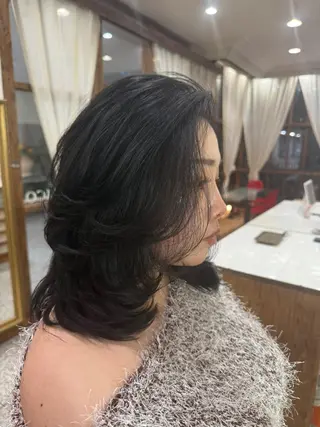 セミロング nico. 心斎橋 akariのヘアスタイル