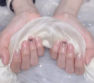 ネイル 🎀も ものネイルデザイン