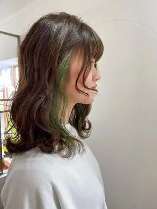 カラー フラム所属・WATANABE MISAKIのヘアスタイル