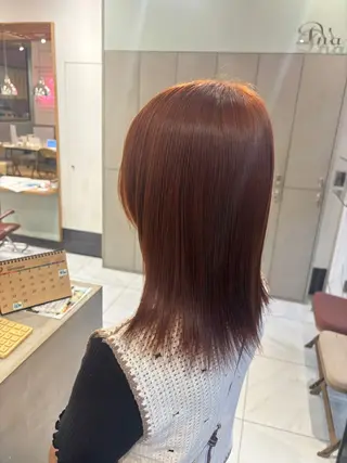 ミディアム ️🩵RINKA/ ハイトーンカラー🩵のヘアスタイル
