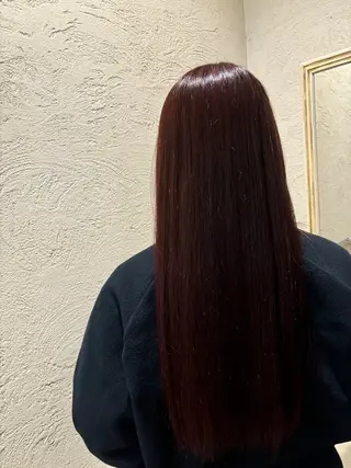 ロング ルプラボウ／艶カラー ／髪質改善／アサミのヘアスタイル