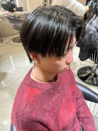 パーマ メンズ メンズセンターパート 🇰🇷wakanaのヘアスタイル