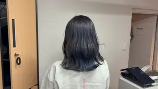 ミディアム tokute 中野真咲🐺のヘアスタイル